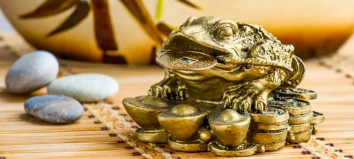Feng-Shui Geldfrosch - Money Frog